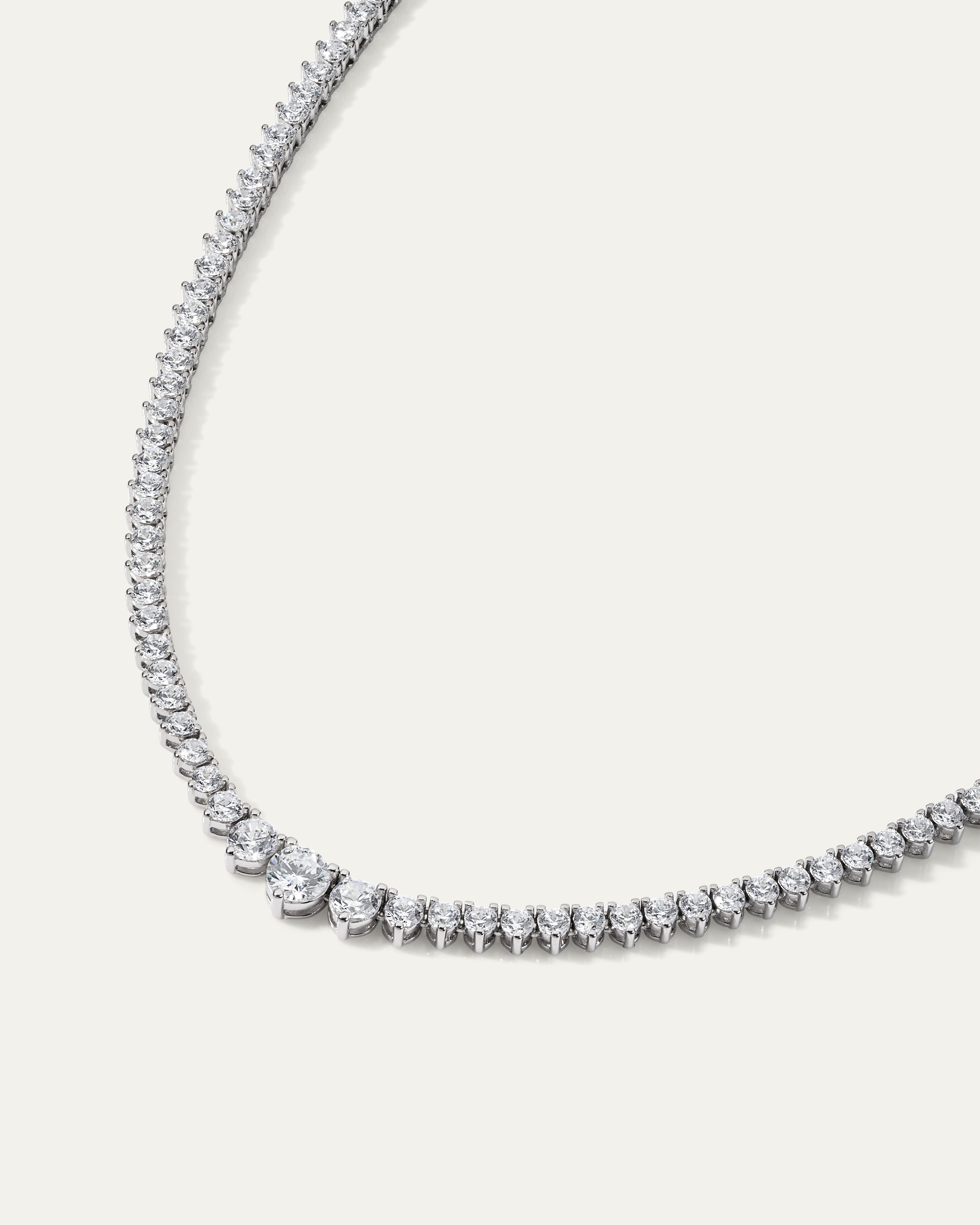 The Everyday Graduated Tennis Necklace