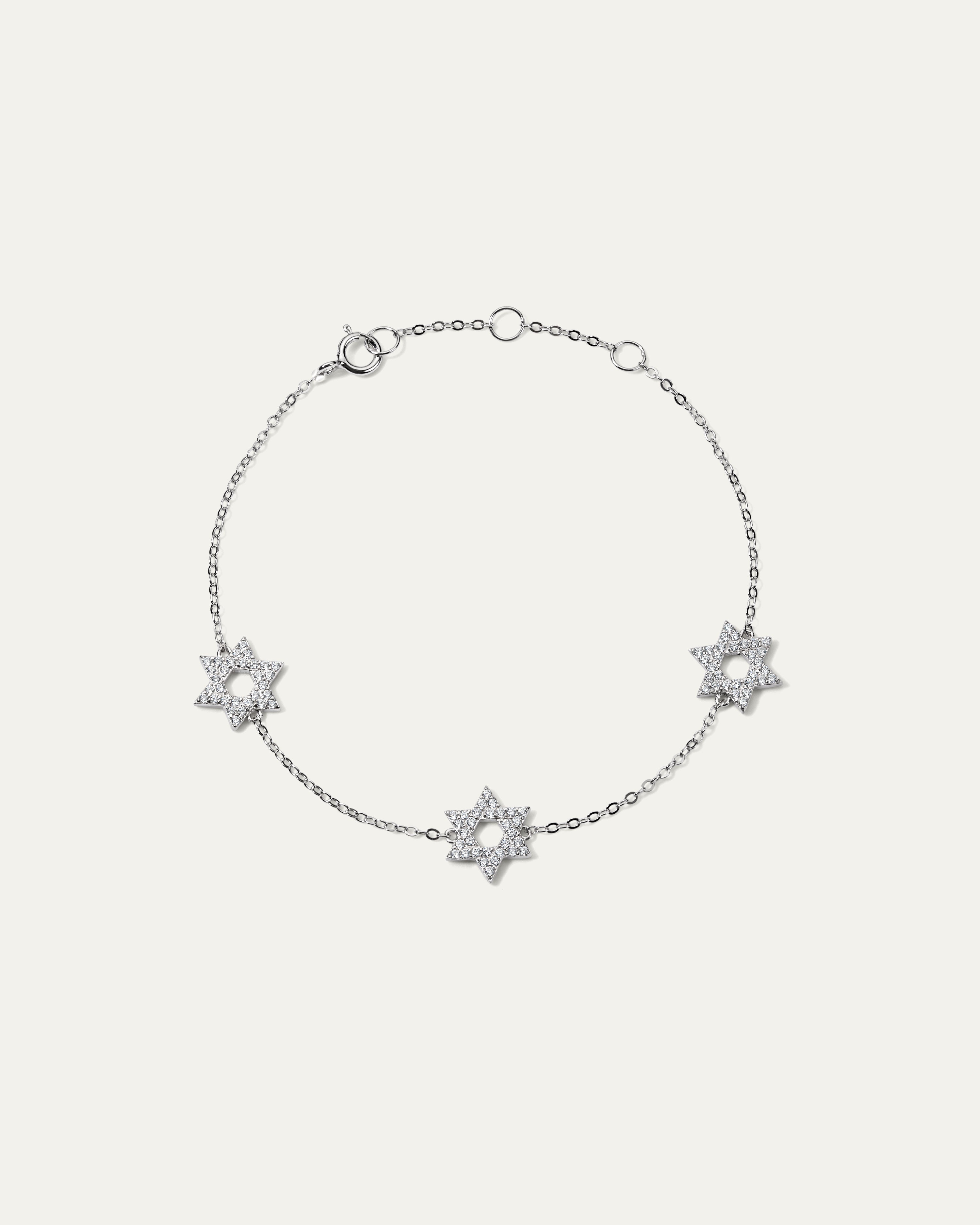 The Star of David Station Bracelet