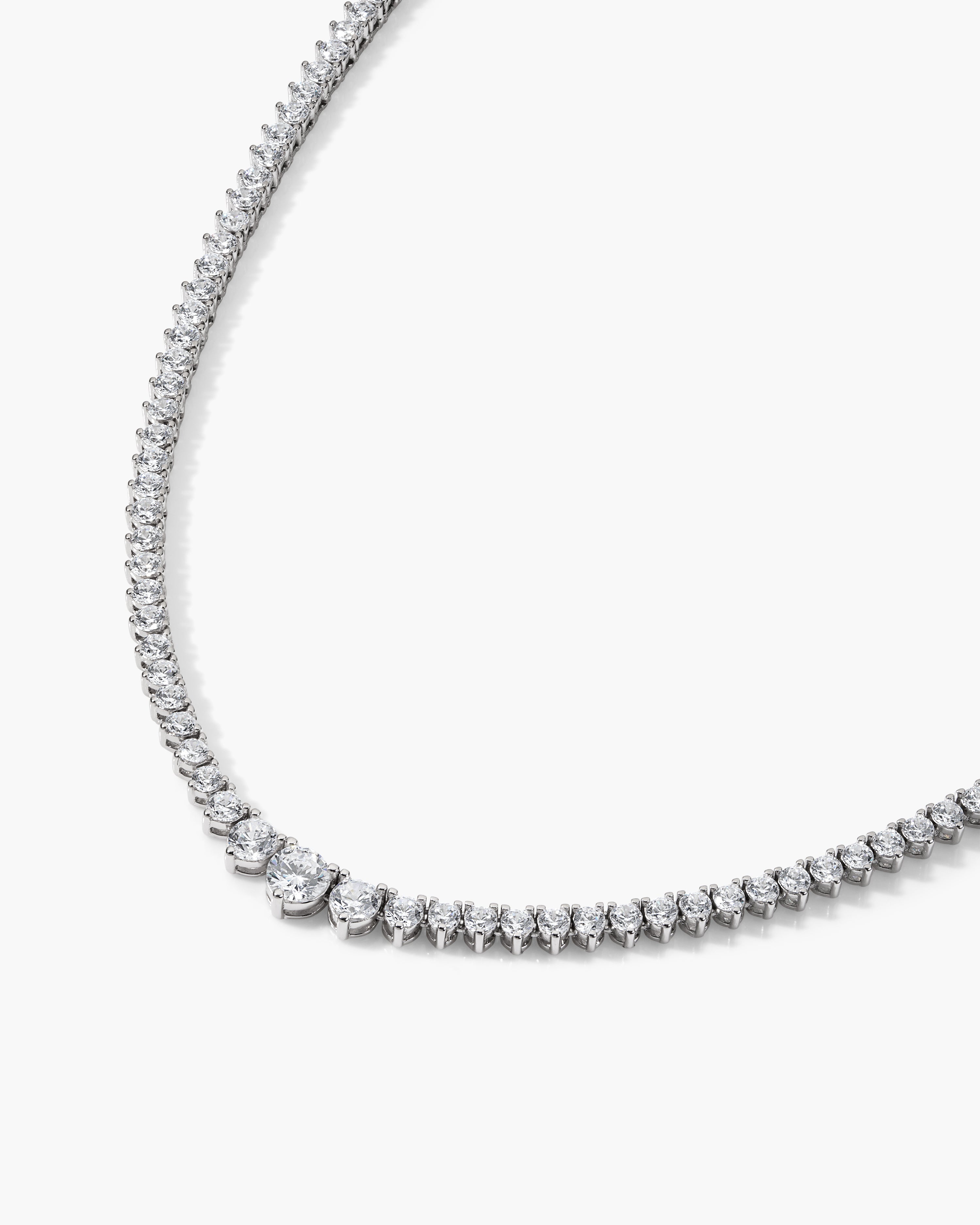 Jane Everyday™ Graduated Tennis Necklace