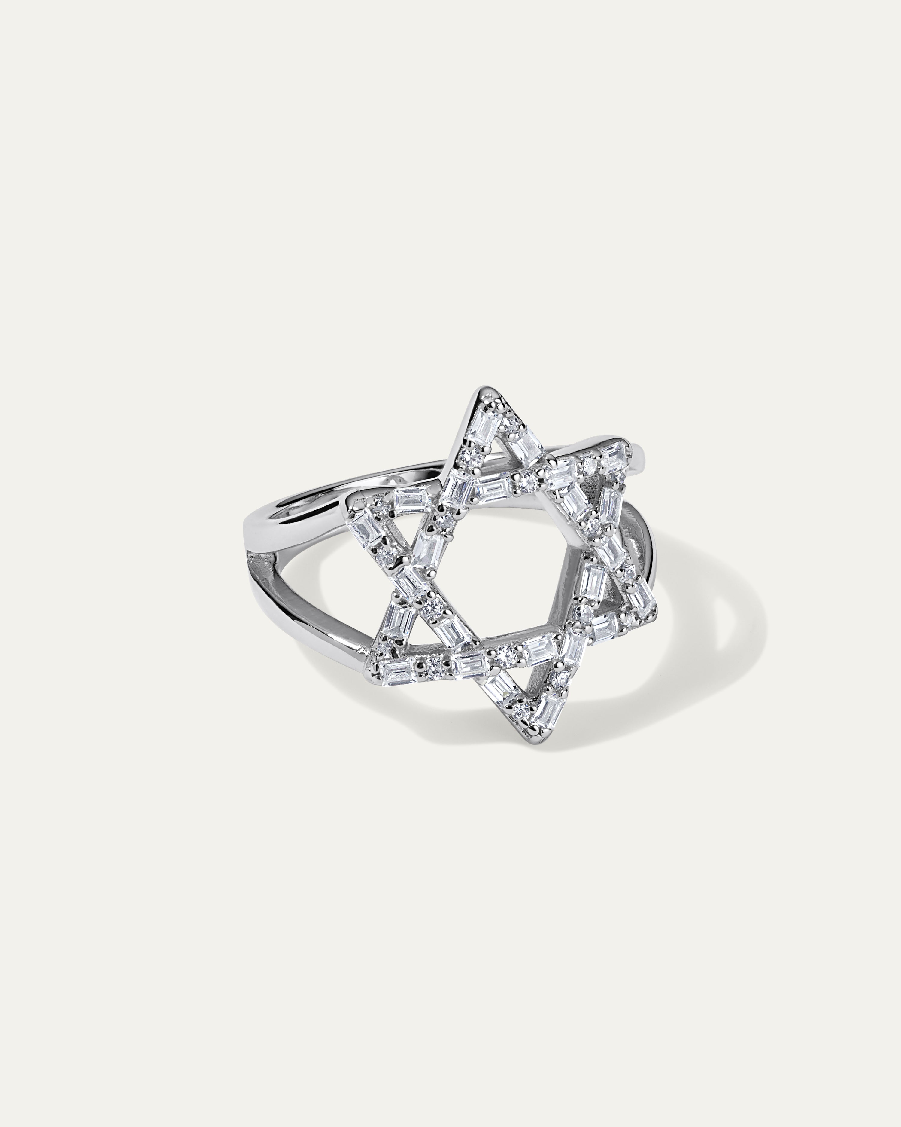 Star of David Dome Ring
