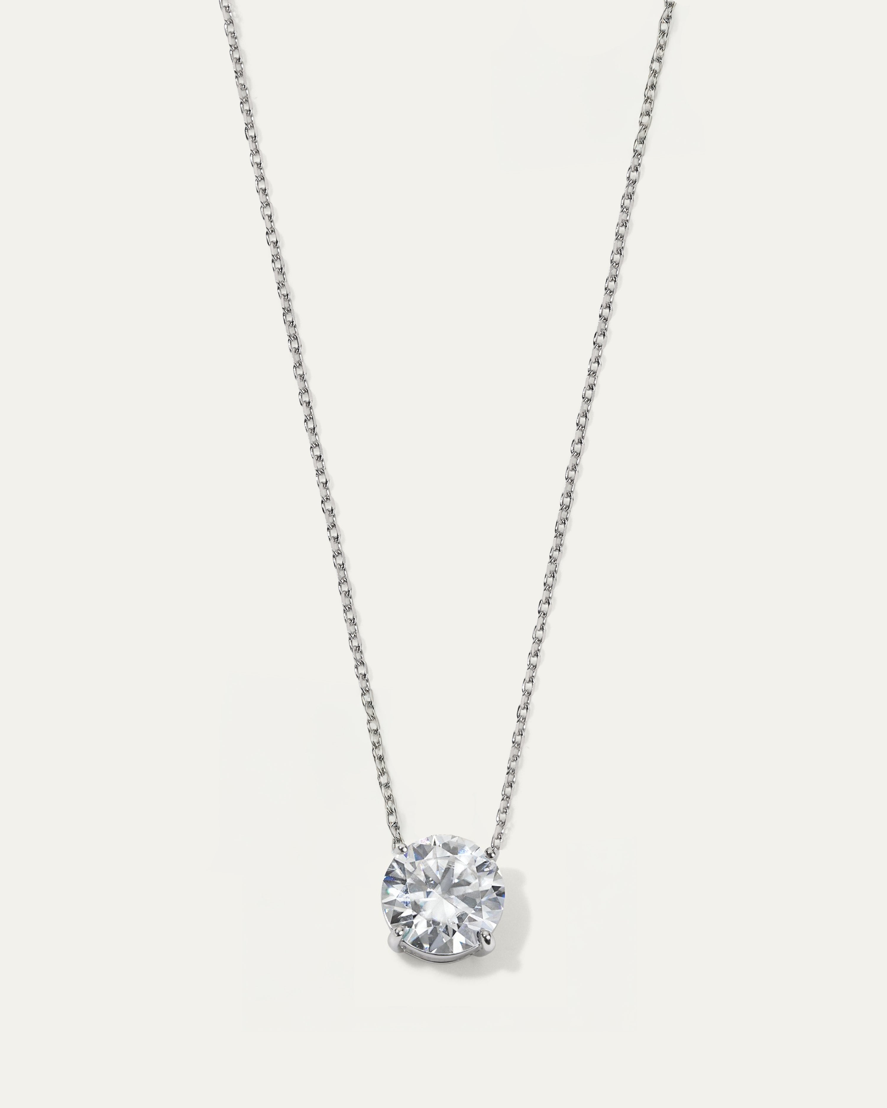 The Lab Diamond Solitaire Necklace