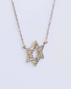 The Mini Star of David Diamond Necklace
