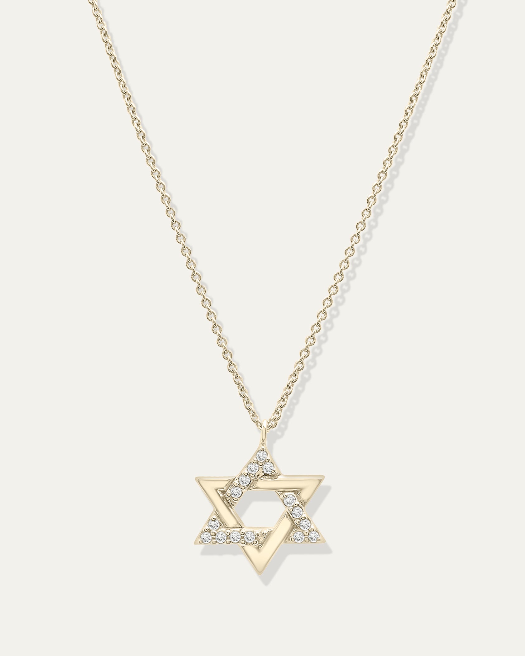 The Star of David Diamond Necklace