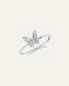 The Pavé Diamond Butterfly Ring