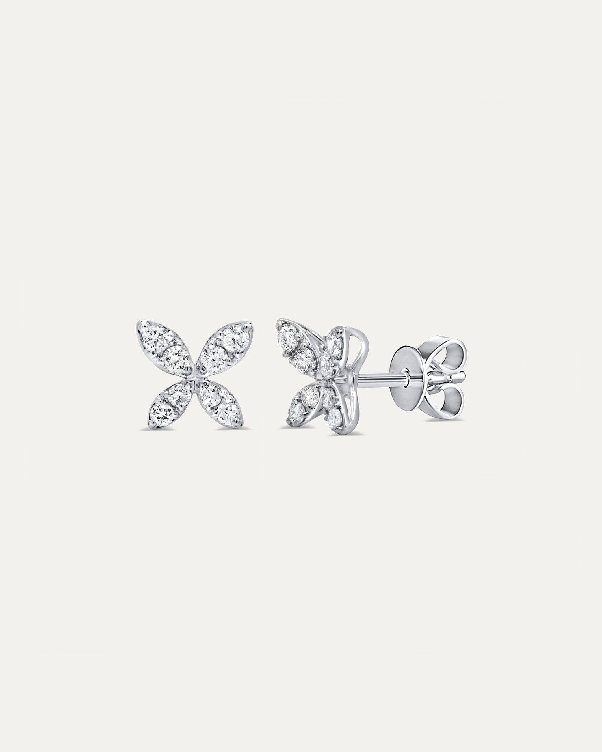 The Diamond Butterfly Earrings